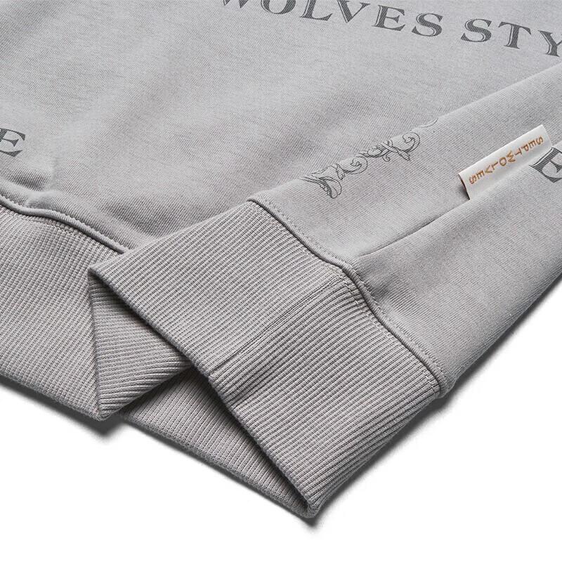 Septwolves Men's Casual Long-Sleeve Round Neck Sweatshirt