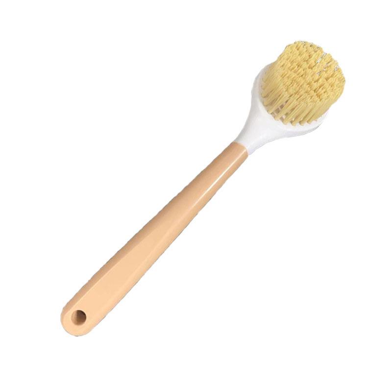 Wooden Long Handle Dish Brush - Multifunctional Non-Stick Oil Cleaning Brush
