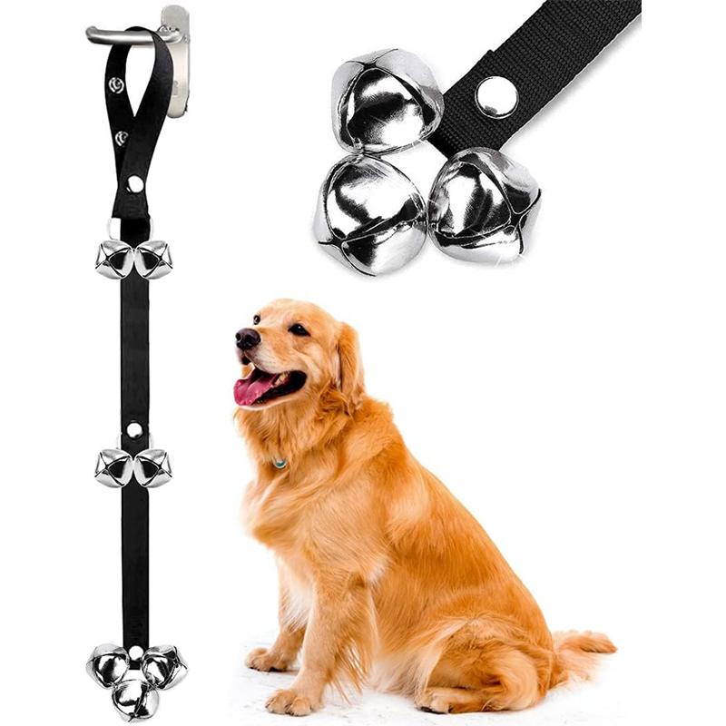 Haustier Glöckchen Seil Katzenanglerspielzeug Ausgangsalarm Trainings Türklingel Seil Anti Hund Kratz Biss Türverkleidung Hohe Qualität Edelstahl Glöckchen