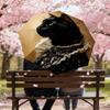 1pc Cat Portrait Automatic Folding Umbrella, Heavy Duty 8 Rib Iron Frame,  Suitable for Travel, Daily Use, Birthday, Decor Gift M0104071