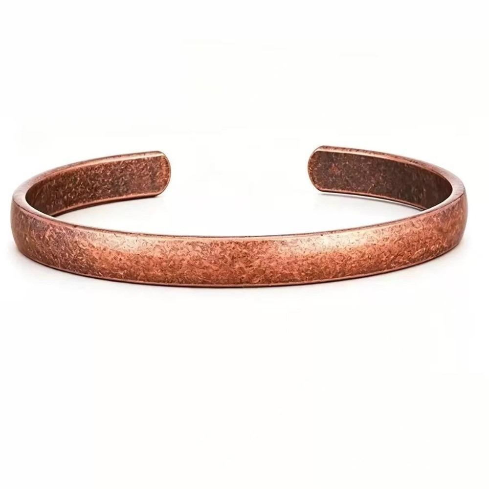 Waterproof Cuff Bangle Adjustable Wrist Band Classic Copper Open Bracelets Gifts