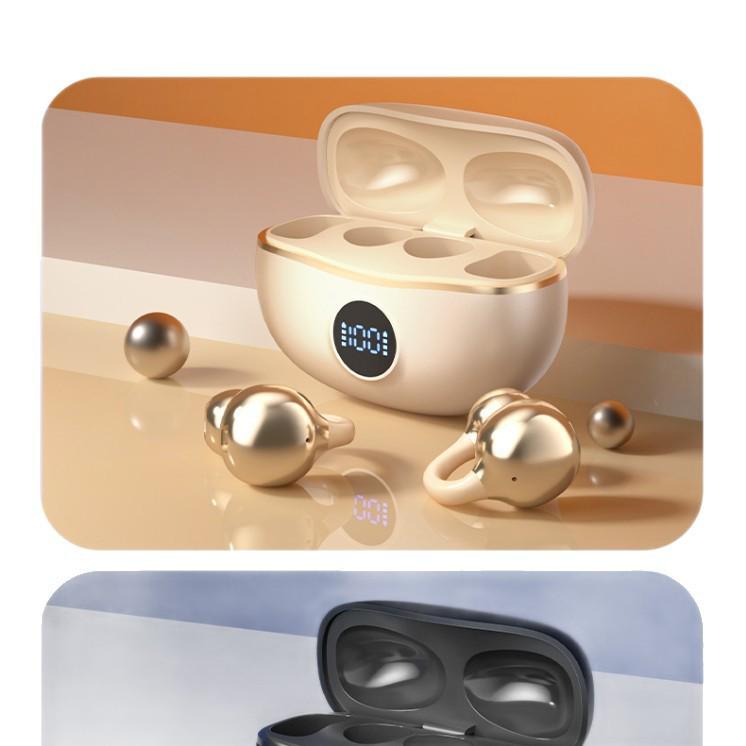 S88 Digital Wireless Bluetooth Ear Clip Earphones with Long Battery Life and Sleep Mode