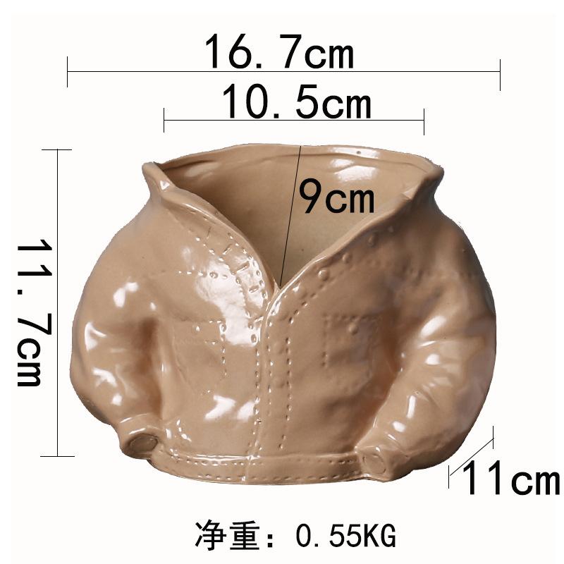 Plant Wenzhu Combination Ceramic Flower Ware European Simple Creative Succulent Flower Pot Interior Decoration