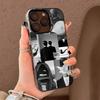 R-Rene Magritte Art phone case for iPhone 17 17Air 16 15 14 13 12 11 Pro Max Plus Colorful Silver