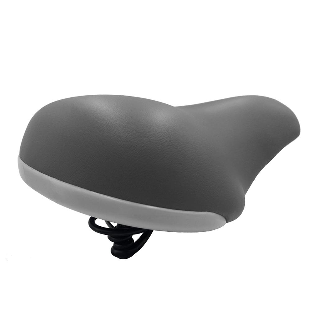 NOGUCHI Bicycle Saddle Fluffy Compatible with Electric Assist Gray [Large, Saddle] Bicycles,