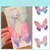 Lovely Butterfly Pearl Hair Clip For Girls Cute And Exquisite Hair Accessory For Kids Moving Butterfly Decoration