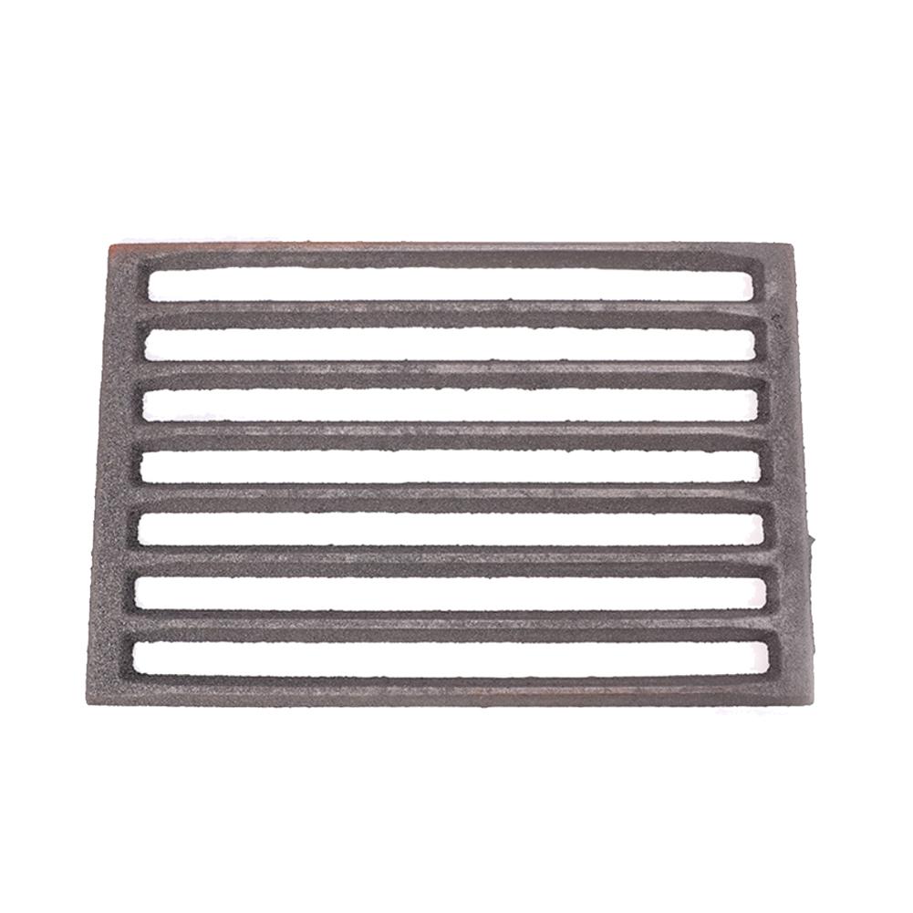 1pc Cast Iron Square Grill Grate Furnace Bottom Grate For Raw Iron Furnace Stove Temperature Resistant Boiler Grate Fittings