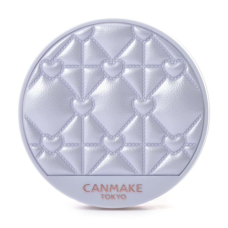 CANMAKE Illuminating Finish Powder ~Abloom~ 01 (Limited Edition Quilted Container) Hydrangea Garden Face Powder, Glowing Skin, Translucent, Wash-Off,