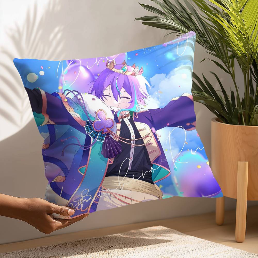 K-Kamishiro Rui Birthday Pillow Case Plush Fabric Soft Pillowcase Double Sided Print Cushion Cover Household Gifts