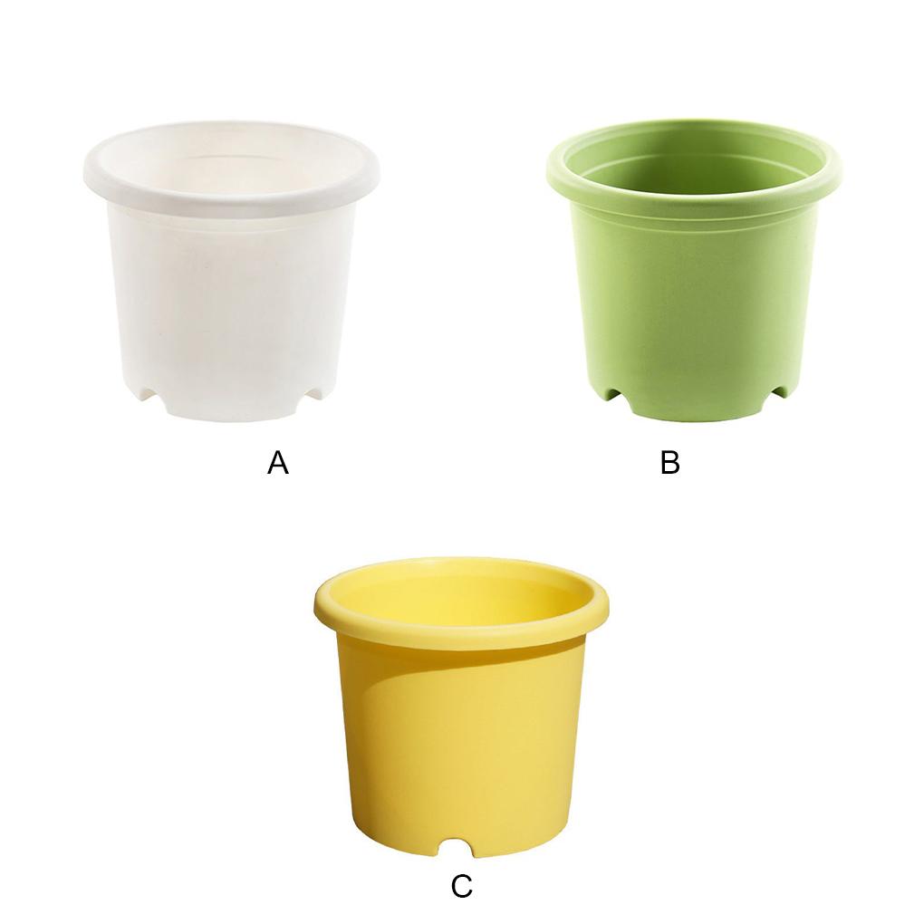 Plastic Roots Control Pot Rose Garden Nursery Green Plant Breathable Thickened Planter Drainage Holes Gardening
