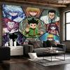 Hunter X Hunter Wall Tapestry Aesthetic Wall Hanging Printed Fabric Blanket Decorative Tapestries For Bedroom Living Room Home Decor