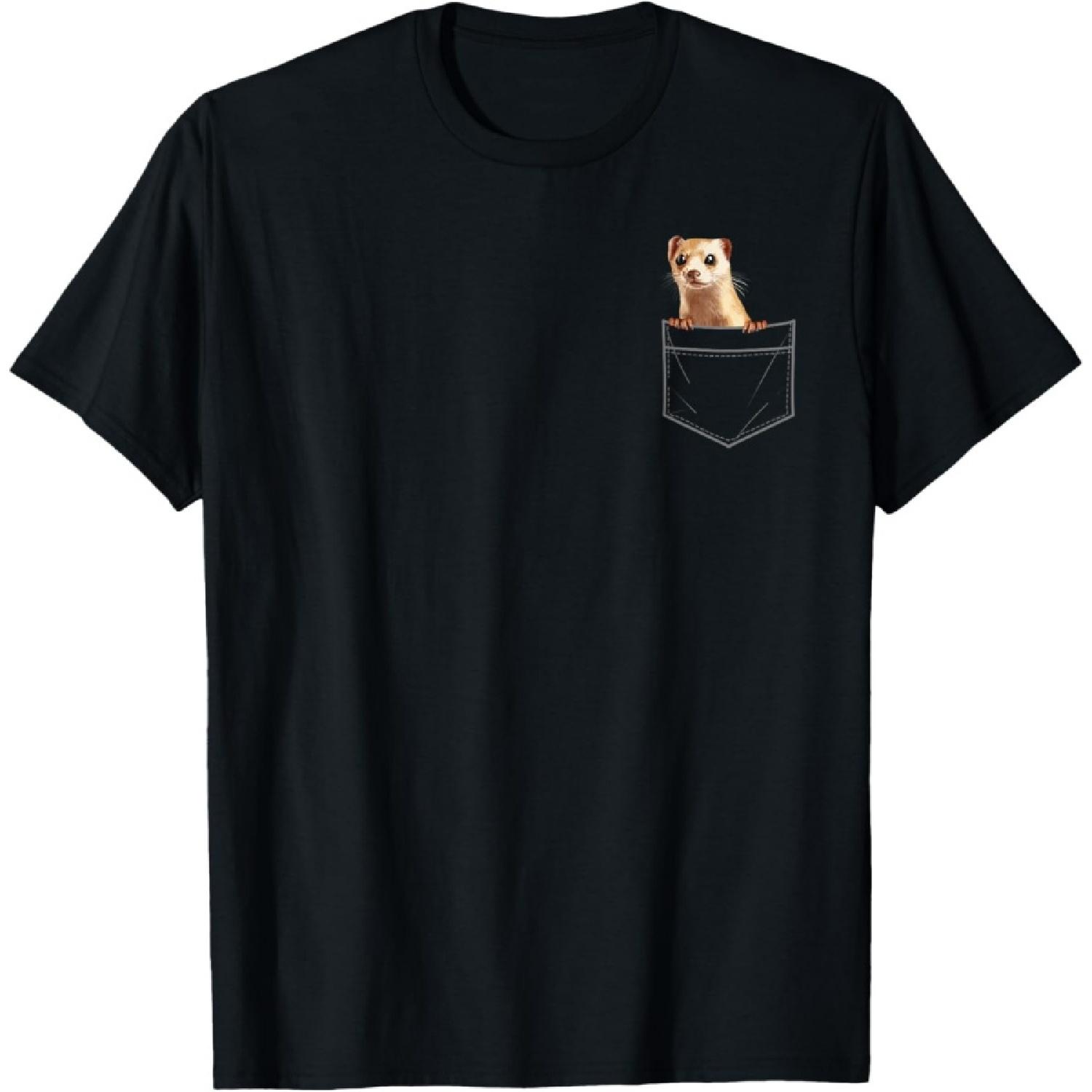 Cute Ferret Art For Men Women Kids Ferret Owner Ferret Lover T-Shirt S