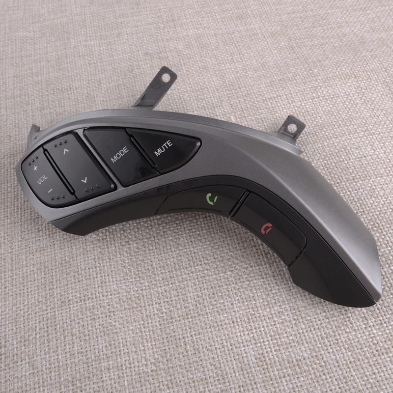 1 Pair Car Auto Steering Wheel Cruise Audio Control Switch 96700-3X800 Fit for Hyundai Elantra 2016 2015 2014 2013 2012 2011