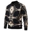 Herren Herbst und Winter Herren Trend Revers Pullover Herren Casual Bottom Herren Casual Strickpullover Pullover
