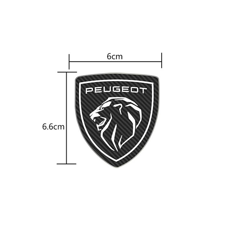 Stainless Steel Car Front Sticker Rear Badge Steering h Wheel Cover Lion Logo for Peugeot 308 3008 2008 306 307 408 407 5008 508
