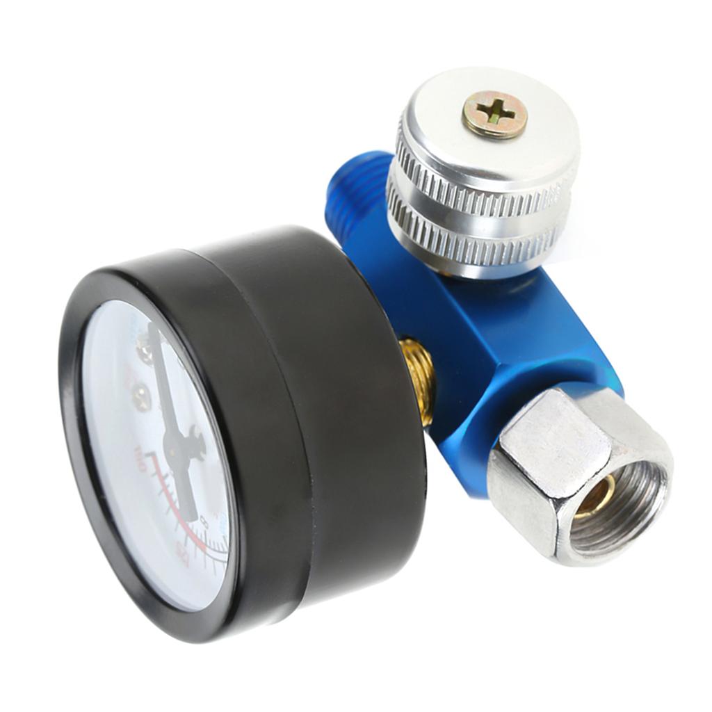Air Pressure Regulator 1/4 Spray Paint Gun Air Pressure Regulator Pressure Gauge Pneumatic Tool Accessory Spray Gun Accessory