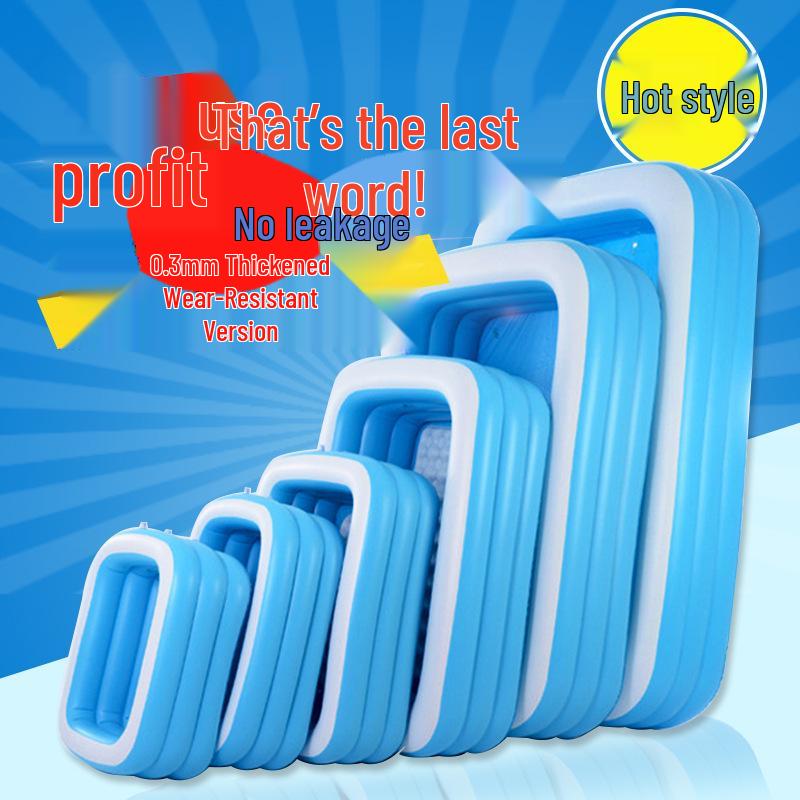 Eco-Friendly PVC Inflatable Children's Outdoor Swimming Pool