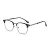 New TR Glasses Ultra-light Optical Half-frame Retro Eyebrow Frame Business Sven Versatile Anti-blue Light Glasses