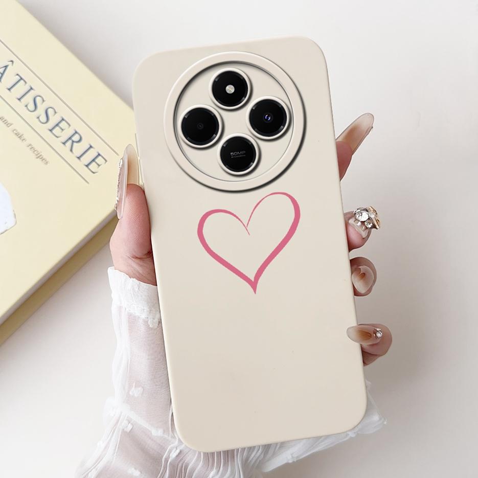 Für Xiaomi Redmi 14C Hülle Stylische Sonnenblume Hübsche Mädchen Rückabdeckung Weiche TPU Handyhülle Für Xiaomi Poco C75 C 75 Redmi14C Fundas
