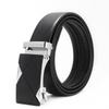 Men'S Belt No Standard Casual Belt Foreign Trade Youth Simple Automatic Buckle Imitation Leather Iron Buckle Belt