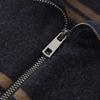 Men's 100% Merino Wool Stand Collar Pullover Sweater