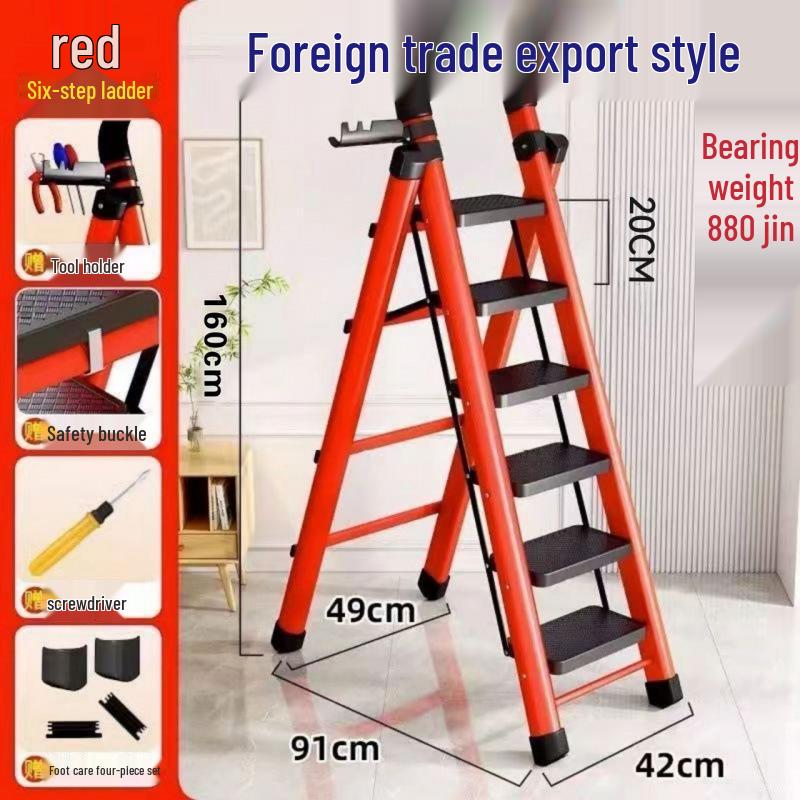 Durable Multipurpose Folding A-Frame Ladder for Indoor and Outdoor Use