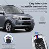 ACI4   Zinc Alloy for Toyota Yaris Ativ Raize Veloz Avanza Rush Perodua Daihatsu Malaysia Smart Remote Car Key Case Cover Keychain