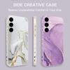 Golden Marble Pattern Case For Samsung Galaxy S26 S25 Ultra S24 S23 S22 Plus S21 FE A15 A16 A17 A35 A36 A54 A55 A56 5G Soft Cover