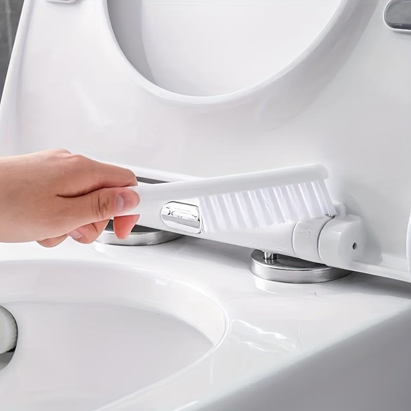 1 Satz mit 4 Wohnmobil-Toilettenbürsten mit Wandhalterung: Weicher Silikon-Bürstenkopf, Langer Griff und Extra Kleine Bürste für die Heimreinigung-RV Badezimmer-Essentiell