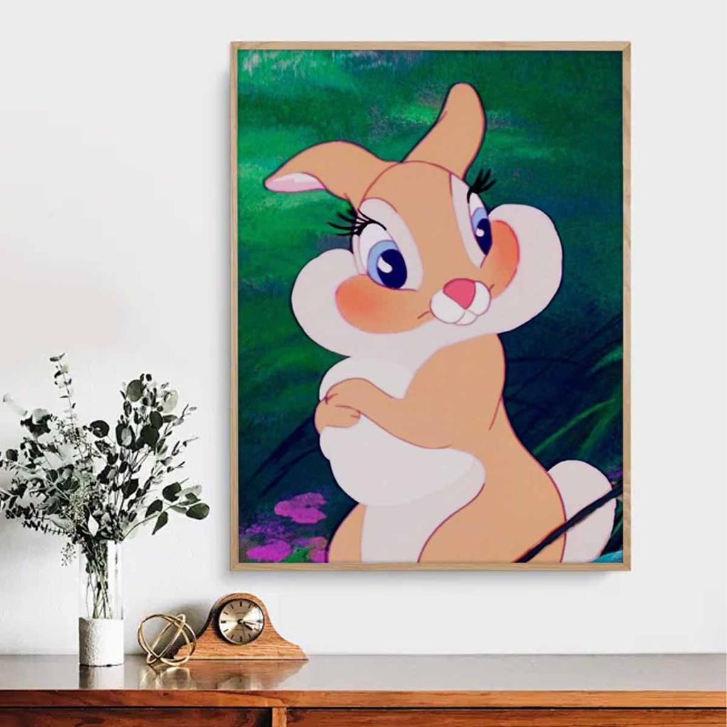 DIY Diamond Painting The Little Grey Rabbit Cross Stitch Kit Mosaic Art Diamond Painting Full Circle Diamond Home Decoration