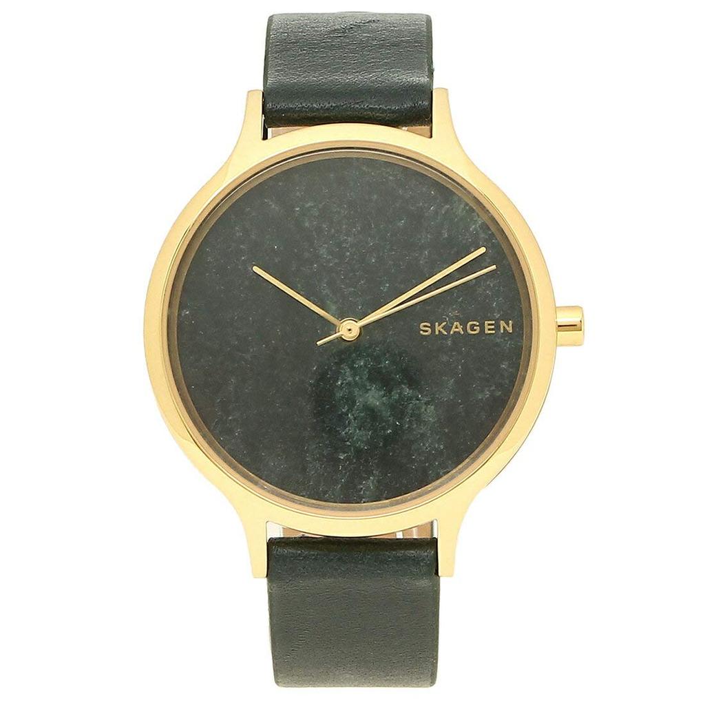 Skagen Women's Watch, SKW2720, Green and Yellow Gold [Parallel Import]