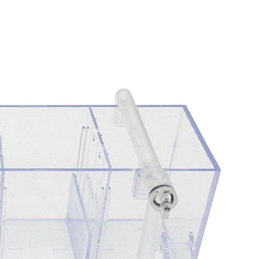 Fish Tank Filter Box Sturdy Silent Fish Tank Accessories Circulation Water Cleaning Lightweight Water Purifier Filtration System