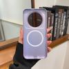 For Magsafe Plating Leather Hard Case for Honor Magic 8 Pro Magnetic Wireless Charging Matte Shockproof Cover for Honor Magic8