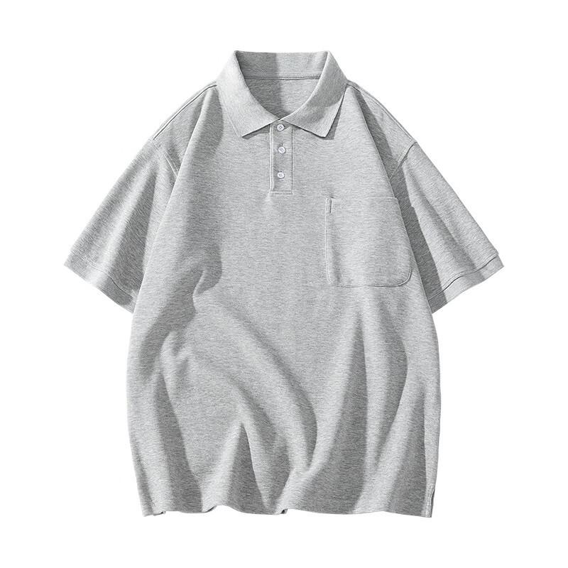 JIAOXIU Men s Casual Short Sleeve Polo Shirt M