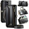CaseMe Crossbody Wallet Case For Samsung Galaxy S26/S26+/S26 Ultra Zipper Wrise Multi-functional Flip PU Leather Card Holder Cover Protectives Skins