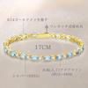 FANCIME Tennisarmband Breite 4mm März Geburtsstein Aquamarin Tennisarmband Zirkonia 14K Gold Platin Silber 925 Sterling Silber Armband für Damen