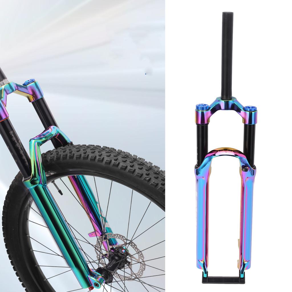 Off Road Bike Suspension Fork Bike Pneumatic Front Fork Aluminum Alloy Pneumatic Fork