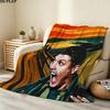 1PC Dean Winchester Patterned Flannel Blanket Suitable For All Seasons For Home Decor Warmth And Comfort Gifts Holiday Present