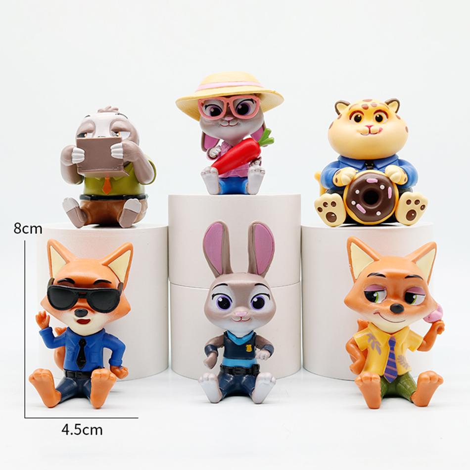Auf Lager Heiße Zootopia Sammlerfiguren Set Officer Judy Nick Wilde Premium Spielzeugstatue Perfektes Kindergeschenk 2 9 verkauft Kinderfreundlich Unterhaltsam Spaß Spiel