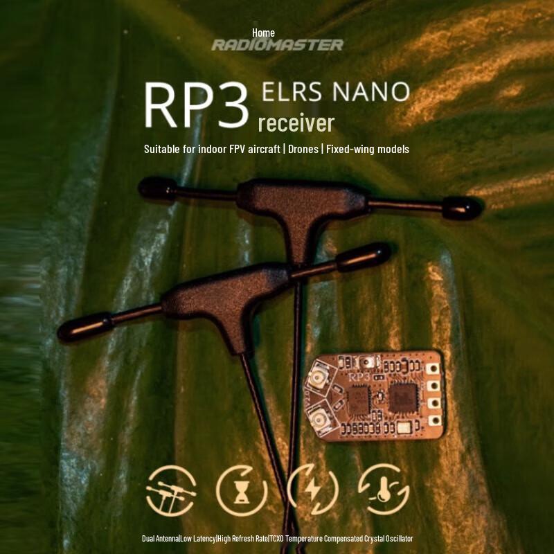 

RadioMaster RP3 ELRS 3.0 Dual Antenna Receiver