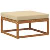 Outdoor Footstool Natural