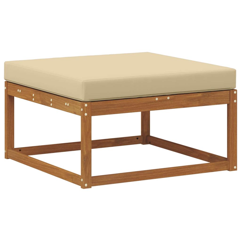 Outdoor Footstool Natural