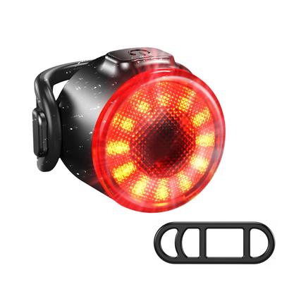 Roseddy Tylne Światło Rowerowe USB Ładowane Wysoka Jasność Lampa Tylna Rowerowa IPX4 Wodoodporna Podświetlenie Roweru Szosowego 6 Trybów Oświetlenia Rower