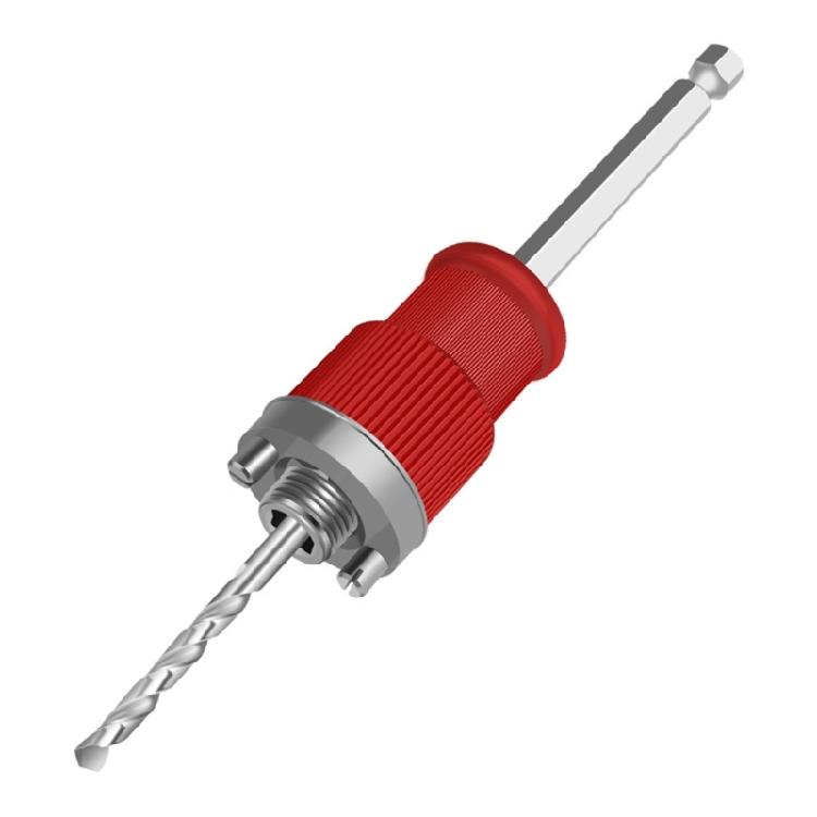Universal Hex Handle Arbor with Quick Release Mechanism Suitable for 38mm+ Bi Metal&Pipe Cutter High Efficiency Drilling