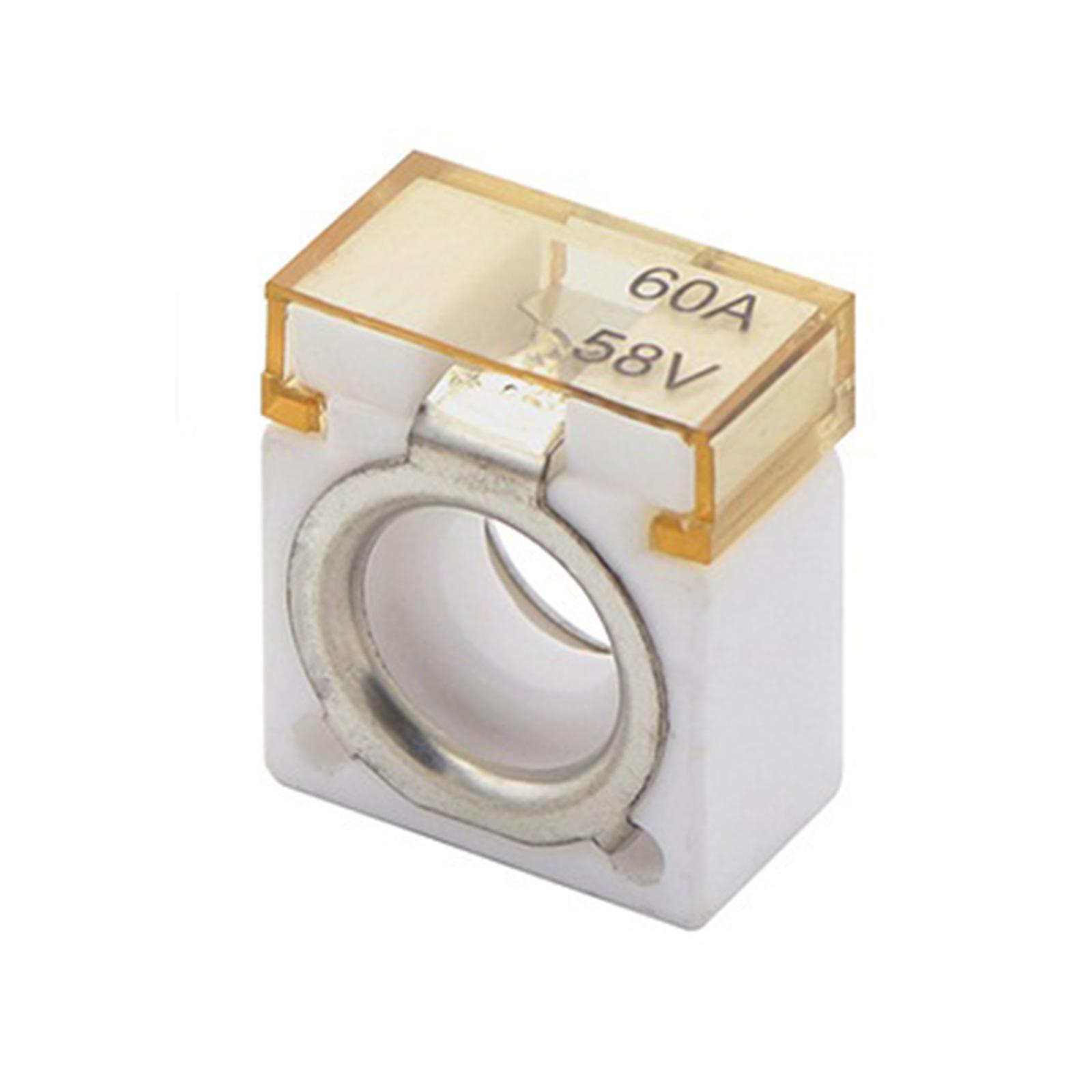 

Предохранитель для морской батареи 58 В, водонепроницаемый предохранитель для защиты цепи, высокопроизводительный предохранитель ABS для автомобилей, автодомов, кранов, судов 60A