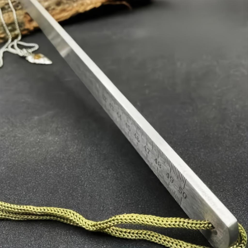 1 Heavy duty precision ruler, handheld, with centimeter and inch dual scale measurement function