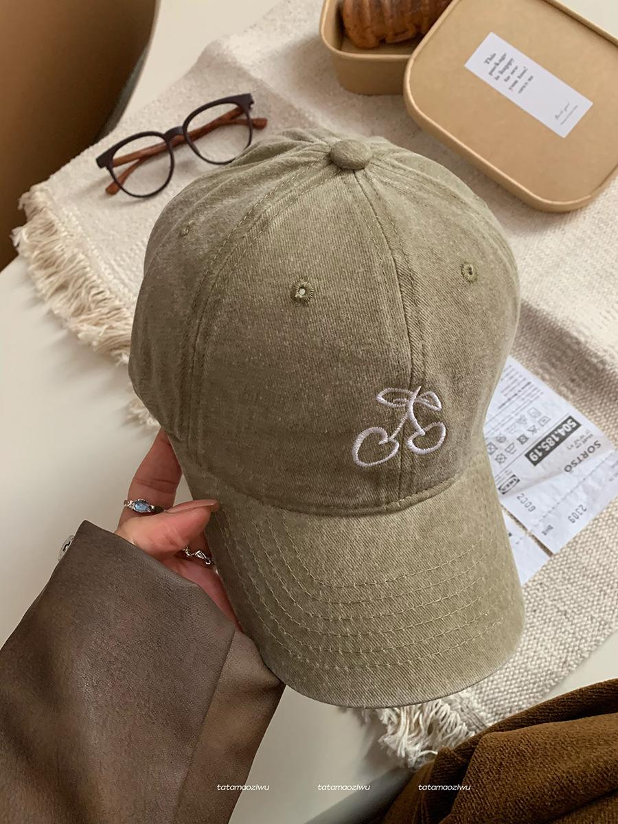 

Stitch Charming Cherry Baseball Cap Women Perfect Spring Adjustable Design Soft хакі