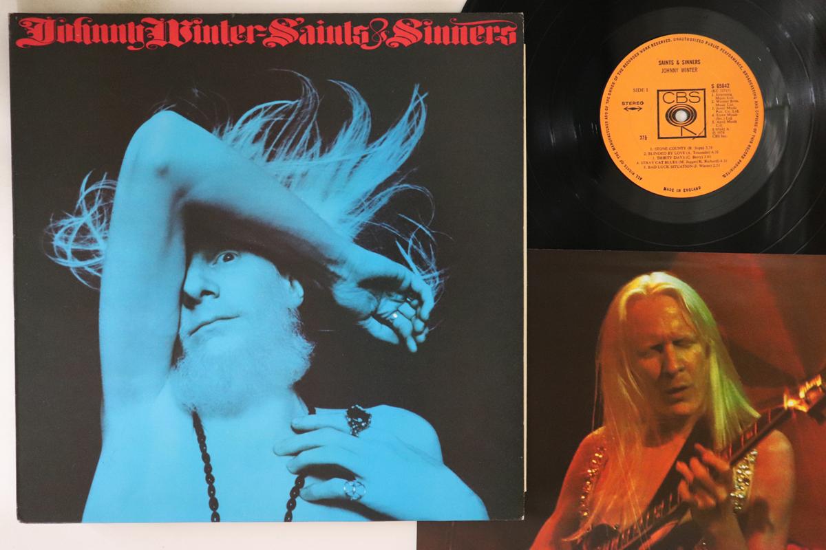 

LP Record JOHNNY WINTER Saints Sinners S65842 CBS 1974 UK Rock Used