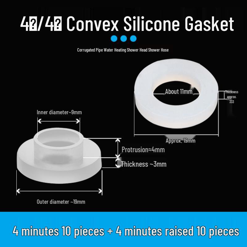 1-Inch Silicone Rubber Sealing Ring Gasket for Shower Hose and Water Pipe Washer