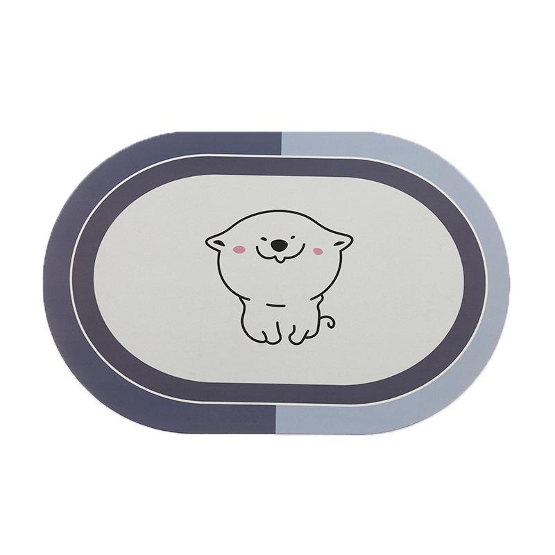 

Мягкий коврик для пола из диатомовой земли, мультяшный, для ванной комнаты, спальни, противоскользящий, для ванной комнаты, рядом с мягким ковриком для пола 40X60cm 15.7X23.6in